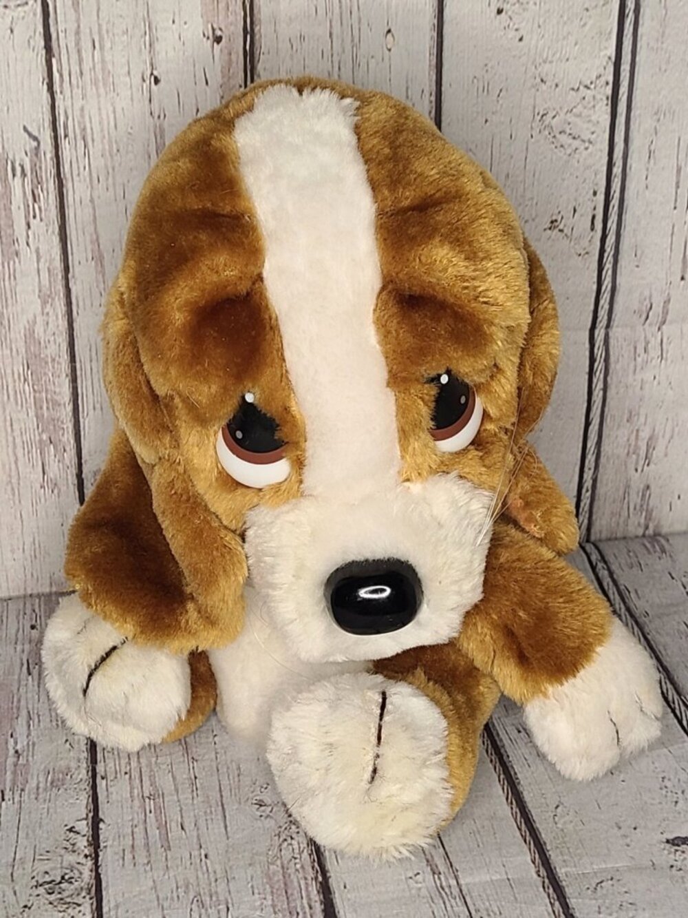 10" NWT Vtg 1982 Applause Sad Sam Baby Giordano Plush Basset Hound Puppy Dog